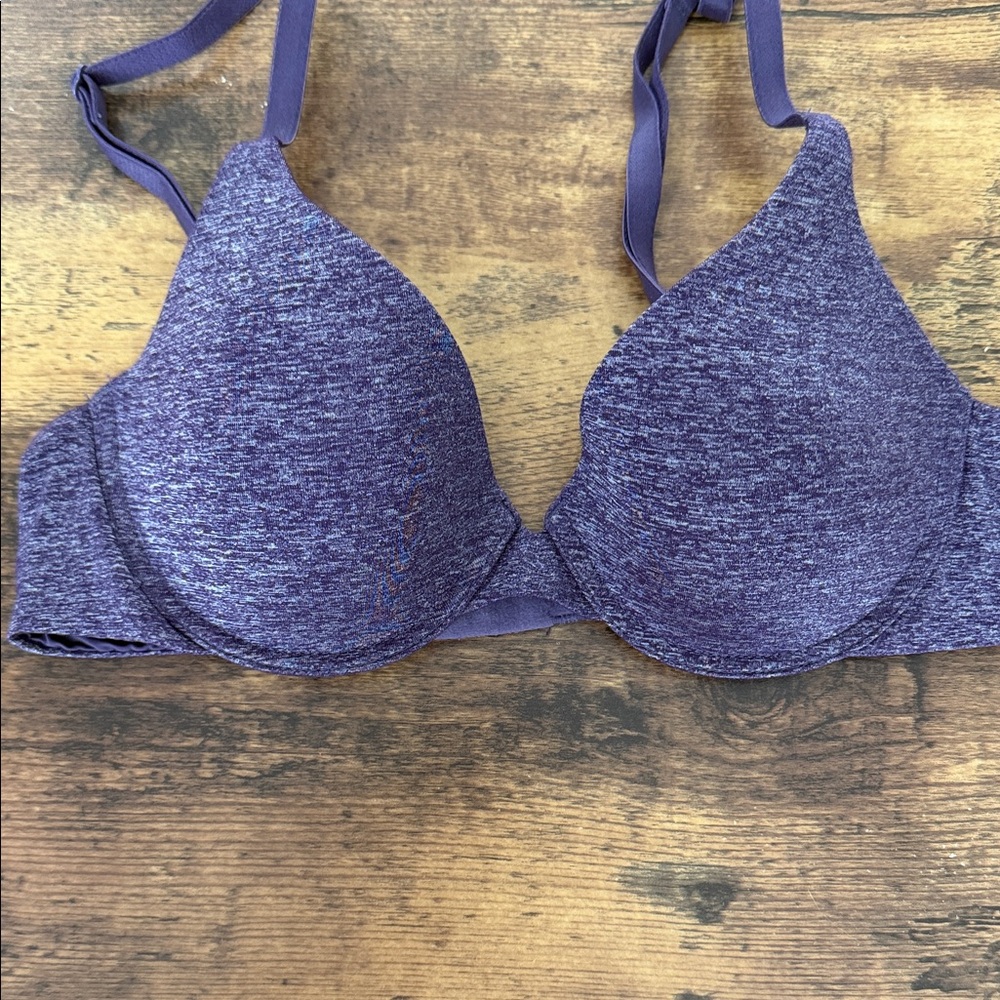 Victoria's Secret Heathered Purple Bra